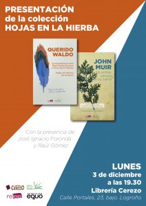 Presentación de <em>Hojas en la hierba</em> en Logroño @ Librería Cerezo