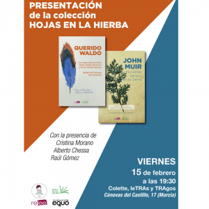 Presentación de la colección Hojas en la Hierba en Murcia @ Librería Colette, letras y Tragos